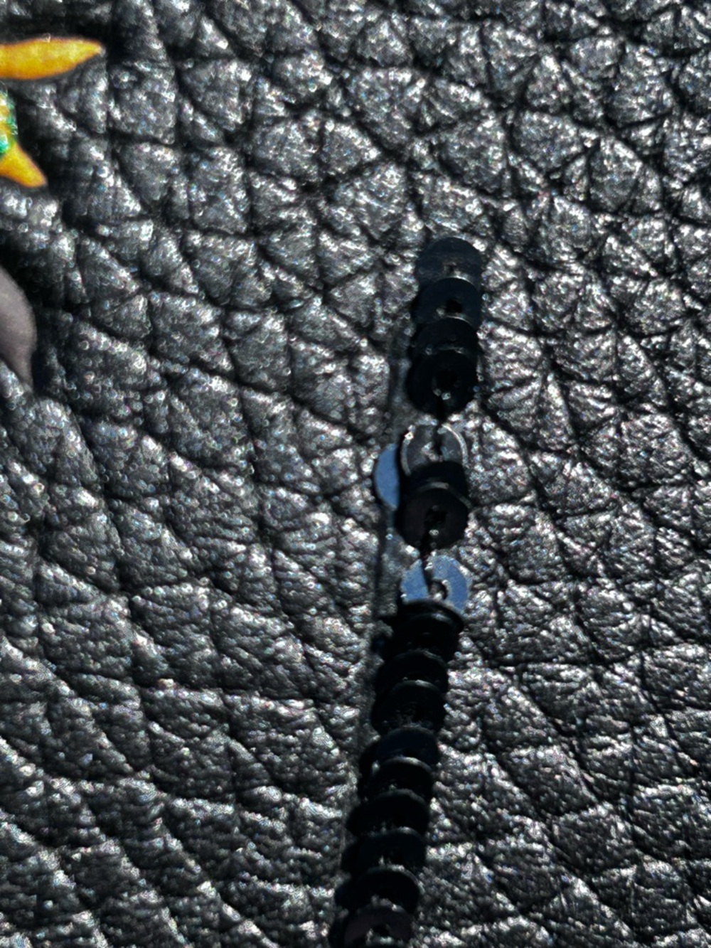COACH Pyramid Eye Turnlock Wristlet/Clutch 30 Embossed Pebble Leather - Picture 10 of 10